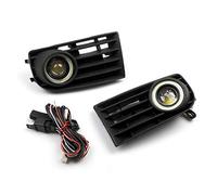 Bruce & Shark 2Pcs Front Angel Eyes Fog Lights + Grille Fit for Vw Golf 5 Mk5 Rabbit 2003-2009