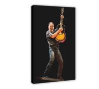 Bruce-Springsteen 07 Canvas Poster Wall Art Decor Print Picture Paintings for Living Room Bedroom Decoration Frame-style 12x18inch(30x45cm)