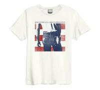 BRUCE SPRINGSTEEN - BORN IN THE USA AMPLIFIED VINTAGE WHITE X LARGE - T-shirt