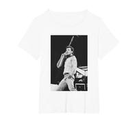 Bruce Springsteen Born in The USA Tour Wembley 1985 T-Shirt, Women's Plus, White, 1X