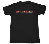 Bruce Springsteen Coloured Logo Official Unisex T-Shirt
