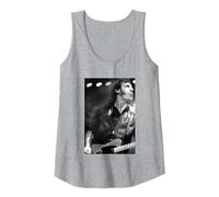 Bruce Springsteen Live On Stage by Simon Fowler Tank Top, Women, Heather Grey, X-Large