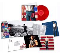 BRUCE SPRINGSTEEN LP Born In The USA RED VINYL 40th Anniversary +PRINT Mails sam