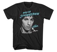Bruce Springsteen Men's River 2016 Slim Fit T-Shirt Black