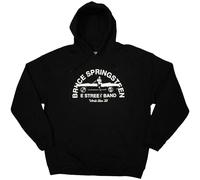 Bruce Springsteen Men's Tour ´23 Leaning Car Pullover Hoodie in Black | Size: Medium Bruce Springsteen Black M
