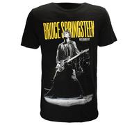 Bruce Springsteen Men's Winterland Ballroom Guitar T-Shirt in Black | Size: XL Bruce Springsteen Black XL
