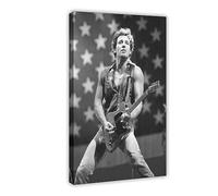 Bruce Springsteen Music Poster Canvas Poster Wall Art Decor Print Picture Paintings for Living Room Bedroom Decoration Frame-style 12x18inch(30x45cm)