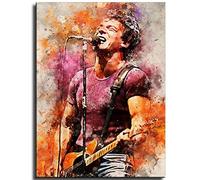 Bruce Springsteen Poster Wooden Puzzle 1000 Pieces Adult Toy Decompression Game 38x26CM