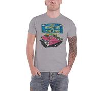 Bruce Springsteen T Shirt Pink Cadillac US Tour Official Mens Heather Grey M