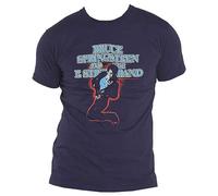 Bruce Springsteen T Shirt The E-Street Band Official Unisex Navy Blue L