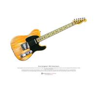Bruce Springsteen's 1950’s Fender Esquire Art Poster A3 Size