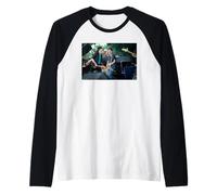 Bruce Springstein & Jackson Browne Live by Michael Grecco Raglan Baseball Tee