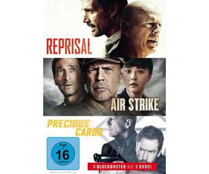 BRUCE WILLIS TRIPLE FEATURE -REPRISAL, AIRSTRIKE & PRECIOUS CARGO 3 DVD NEW