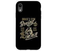 Bruce's Gym Boxing MMA Retro Design for the Name Bruce Case for iPhone XR