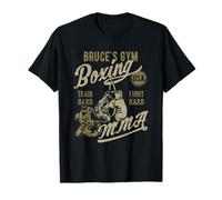 Bruce's Gym Boxing MMA Retro Design for The Name Bruce T-Shirt