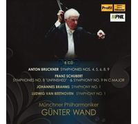 Bruckner/Schubert/Brahms - Münchner Philharmoniker/Günter Wand (8 CD)