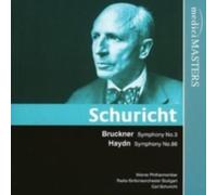 BRUCKNER/SCHURICHT/WIENER PHILHARMONIKER: SYMPHONY NO 3/SYMPHONY NO 86 - CD