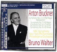 Bruckner : Symphony No. 4 & 7 & 8 & 9 / Bruno Walter
