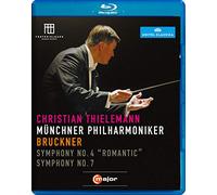 Bruckner: Symphony No. 4 and 7 (Thielemann) (Blu-ray)