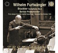 Bruckner: Symphony No.5 Import Edition by Berlin Philharmonic Orchestra, Wilhelm Furtwangler (2011) Audio CD by Unknown (0100-01-01j