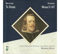 BRUCKNER; TE DEUM & SCHUBERT MESSA IN D - KEGEL