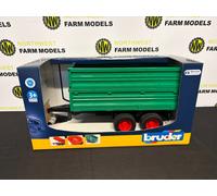 BRUDER 02010 1:16 SCALE TWIN AXLE TIPPING TRAILER