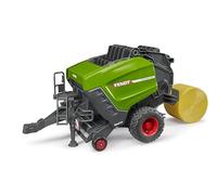 Bruder 02038 Fendt Rotana 180V Round Baler - Realistic 1:16 Farm Baler with Opening Tailgate & Bale Ejection - Agricultural Toy for Children Ages 3+