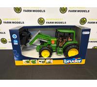 BRUDER 02052 1:16 SCALE JOHN DERE 6920 WITH FRONT LOADER