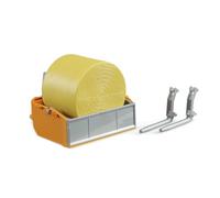 Bruder 02353 Tractor Loading Box with forks & round bale 1:16 link box dump box