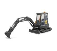 bruder 02465 Volvo ECR40-1:16 Compact Excavator Construction Vehicle, Construction Site, Excavator Shovel, Worker, Construction Machine, Toy