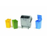 Bruder 02606 Garbage Can Set (3 Small and 1 Large)
