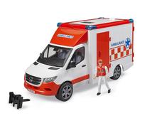 Bruder 02676 MB Sprinter Ambulance with Driver and Light + Sound Module