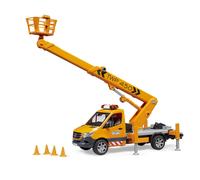 Bruder 02679 MB Sprinter w/Working Platform, Light & Sound 1:16 Toy Vehicle