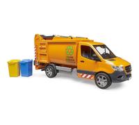 Bruder 02682 MB Sprinter Garbage Service w Garbage cans