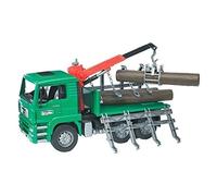 Bruder 02769 Man Truck Transporting Logs Green
