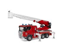 Bruder Kids Scania Super 560R Fire Engine with Ladder and Water Pump Playset Model