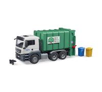 Bruder 03763 Man TGS Rear Loading Garbage Truck - Green