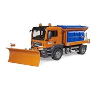 bruder 03785 - Man TGS Winter Service with Clearing Blade - 1:16 Vehicles, Spreader, Snow Clear, Snow Plough, Winter Service, Toy from 4 Years
