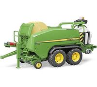 Bruder 09819 John Deere Wrapping Chamber Baler C441R | 1:16 scale John Deere Round Bale Press Wrapping Combination C441R, made in Germany by Bruder, ages 4+