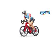 Road Cyclist with Bike