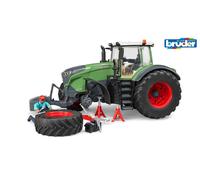 Bruder 1:16 Fendt 1050 Vario with mechanic & garage equipment in Green | Size: 1 Pack Bruder Green 1 Pack