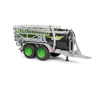 Bruder 02036 Fliegl Barrel Trailer JumboLine Plus - 1:16 Scale, Barrel Trailer, Tilting Bed, Removable Side Panels &Tow Hitch Compatible with Bruder Vehicles & bWorld Accessories | Ages 3+