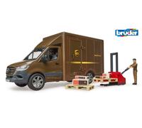 Bruder 1:16 MB Sprinter UPS with driver & accessories in Brown | Size: 1 Pack Bruder Brown 1 Pack