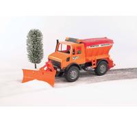 Bruder Unimog Winter Service Vehicle w/ Snow Plow Blade MB Childrens Toy Model