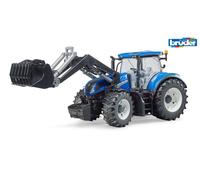 Bruder 1:16 New Holland T7.315 with frontloader in Blue | Size: 1 Pack Bruder Blue 1 Pack