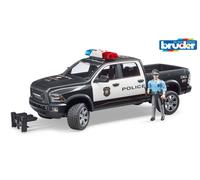 Bruder 1:16 RAM 2500 Police truck with policeman & accessories in Black | Size: 1 Pack Bruder Black 1 Pack