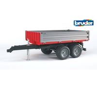 Bruder 1:16 Tipping trailer in Silver | Size: 1 Pack Bruder Silver 1 Pack