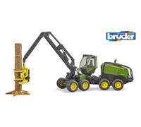 Bruder 1270G Harvester w/ 1x Trunk John Deere Childrens Toy Vehicle Model Set