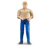 Bruder 60006 bworld Man with Light Skin/Blue Jeans Toy Figure