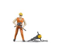 Bruder 60020 Construction Worker with Accessories 1:16 scale figure man figurine